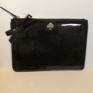 Kate Spade Sparkly Black Clutch